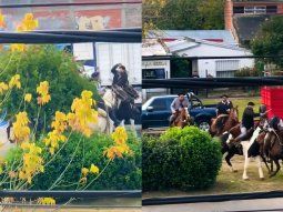 Dos jinetes se cruzaron a los rebencazos en los festejos por el 25 de Mayo Dos jinetes se cruzaron a los rebencazos en los festejos por el 25 de Mayo