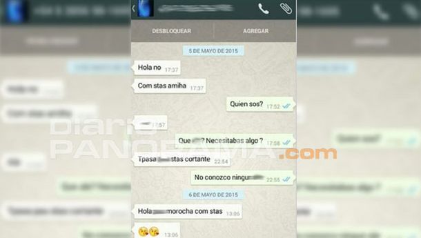 Mujeres denuncian a un hombre que las acosa a través de WhatsApp