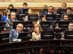 Patricia Bullrich en el Senado. Patricia Bullrich en el Senado.