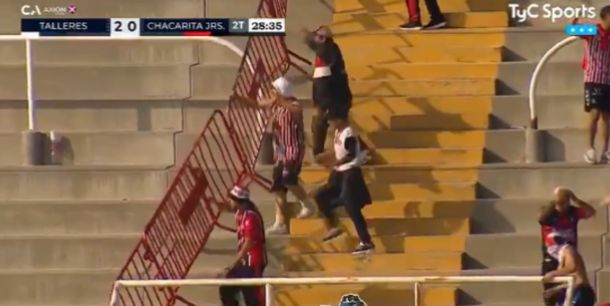 Los duros incidentes en Talleres - Chacarita por Copa Argentina