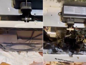 No le funcionaba el lavavajillas y se llevó una desagradable sorpresa: Nunca quise vomitar como ahora