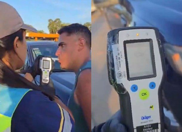 Policía dio positivo en un control de alcoholemia mientras manejaba un auto oficial