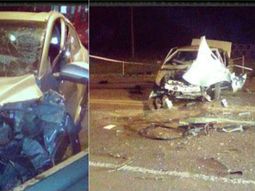 Así quedó el auto Así quedó el auto