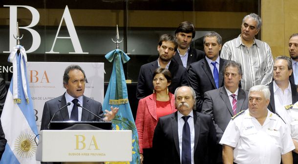 Scioli pone en marcha la primera etapa del plan de emergencia en seguridad en la Provincia