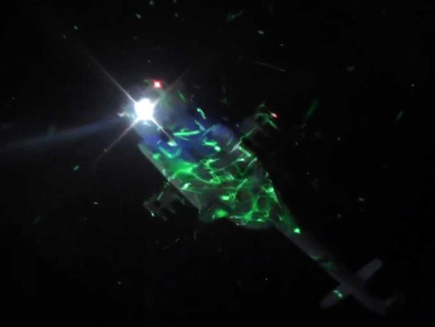 Egipto: manifestantes apuntan con lásers a un helicóptero militar