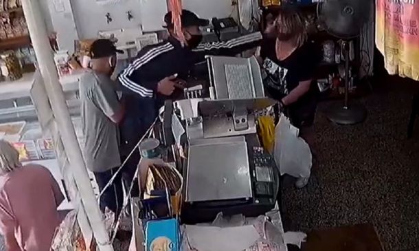 VIDEO: Violento robo en un almacén de Haedo