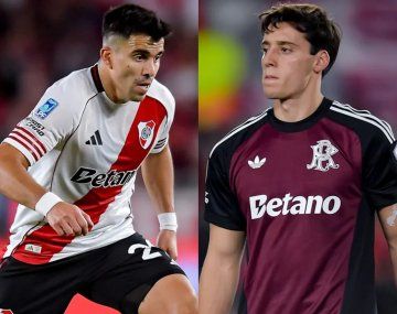 Marcos Acuña y Santiago Beltrán acompañaron a los apartados de River