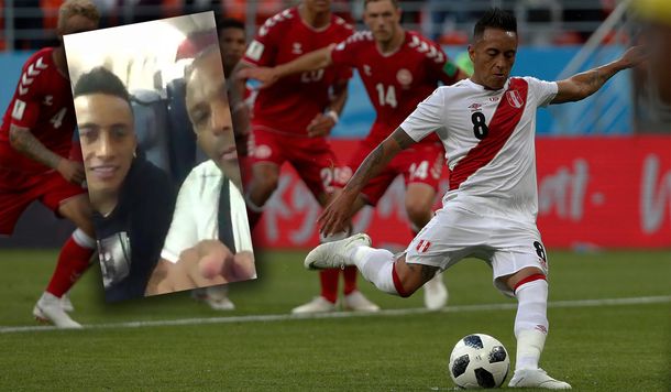 Nunca visto: un hincha humilló a Christian Cueva en pleno vuelo