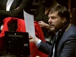 Leandro Santoro en la Legislatura de la Ciudad