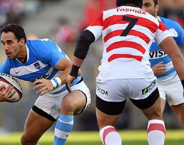 Los Pumas frente a Japón en el primer test match de la gira