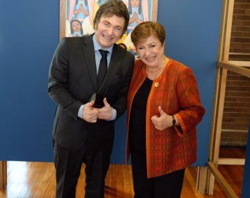 Javier Milei se reunió con Kristalina Georgieva en la Cumbre del G20