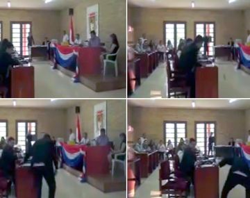 El audio se escuchó en plena sesión