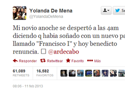 un joven sono que el nuevo papa se llamaria francisco un joven sono que el nuevo papa se llamaria francisco