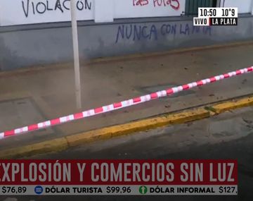 Explosi&oacute;n y susto en La Plata: hay varios vecinos sin luz&nbsp;