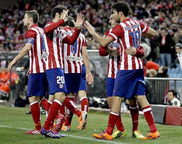 El Atlético de Simeone goleó y es el único puntero de la Liga española