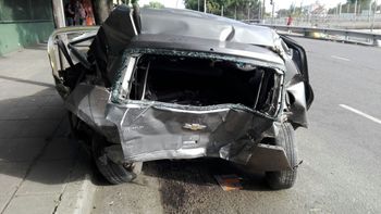 Así quedaron los autos de la picada de Vicente López Así quedaron los autos de la picada de Vicente López