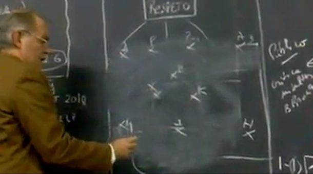 La clase táctica magistral de Alejandro Sabella para jugarle al Barcelona de Guardiola