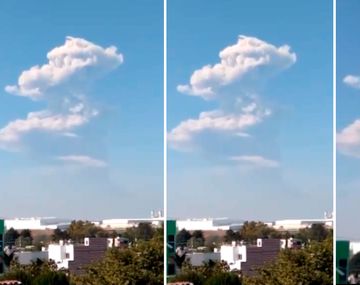 La columna de humo tuvo 5 kilómetros