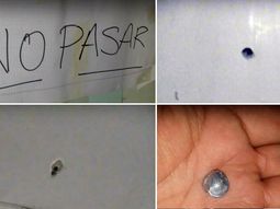 Así quedaron las instalaciones de la escuela tras los disparos