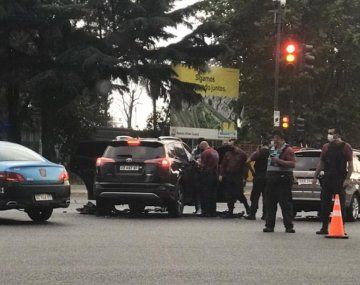 Se accidentó Jorman Campuzano