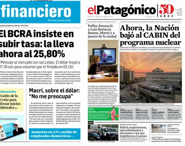 Tapas de diarios del miércoles 5 de julio de 2017