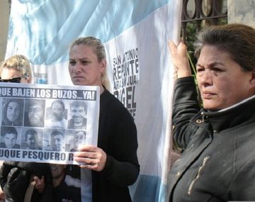 Familiares de víctimas del buque Rigel - Crédito: 0223