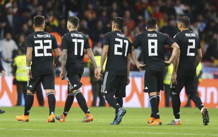 Argentina se va cabizbaja del Metropolitano de Madrid