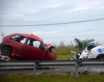 Choque en Uruguay: los ladrones habían robado dos cajas vacías