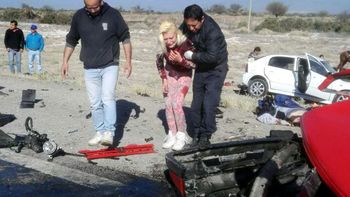 tragedia en la ruta 40: tres muertos por un choque frontal, entre ellos, una beba tragedia en la ruta 40: tres muertos por un choque frontal, entre ellos, una beba