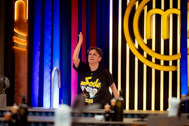 Julia Calvo, la nueva eliminada de MasterChef Celebrity. Julia Calvo, la nueva eliminada de MasterChef Celebrity.