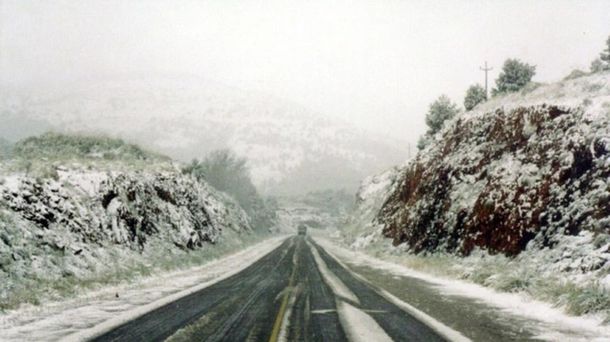 Nieva en Puán y Sierra de la Ventana: el frío extremo llegó al sudoeste bonaerense