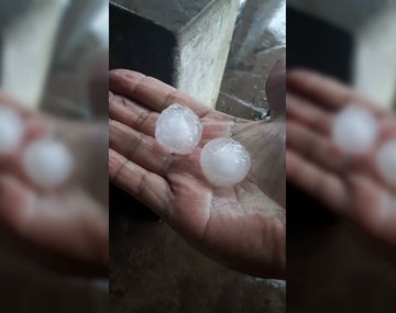 Cayó granizo, por ejemplo, en José C. Paz