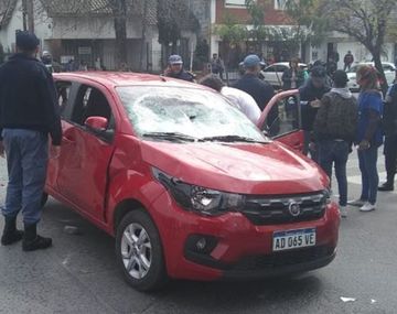 Atropelló a varias personas en un piquete: intentó escapar