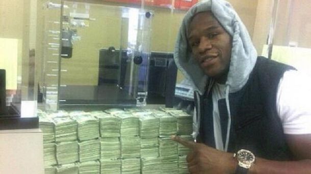 Excéntrico: la millonaria apuesta de Floyd Mayweather