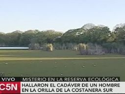 Un cadáver fue hallado en la Reserva Ecológica. Un cadáver fue hallado en la Reserva Ecológica.
