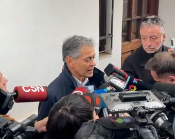 Raúl Garzón habló con la prensa en el marco de los allanamientos para encontrar a la adolescente de 14 años. &nbsp;