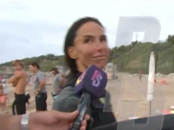 tenso momento de maria susini con un cronista en pleno escandalo con arana tenso momento de maria susini con un cronista en pleno escandalo con arana