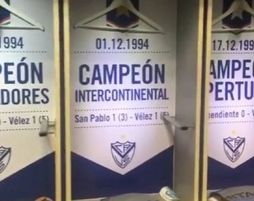 El increíble error en los lockeres de Vélez