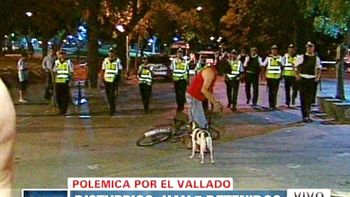 veinte detenidos por incidentes en parque centenario veinte detenidos por incidentes en parque centenario