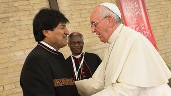 el papa tuvo una reunion informal con evo morales el papa tuvo una reunion informal con evo morales