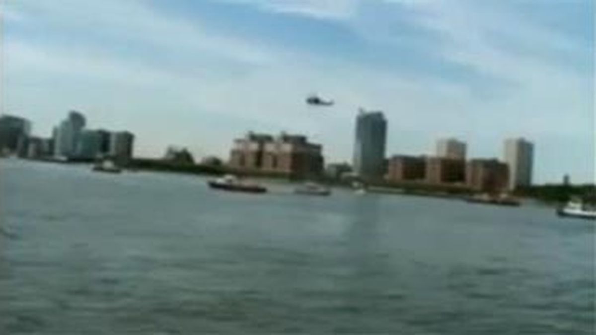 Muestran video de choque en el aire entre y helicóptero