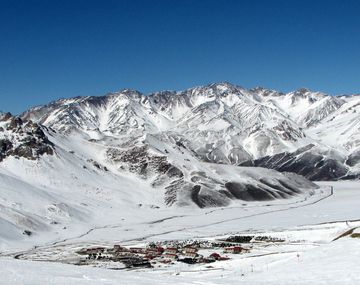 La cordillera de mendocina registró temperaturas hasta -17 grados.