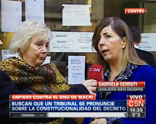 Presentaron un amparo contra el DNU de Mauricio Macri