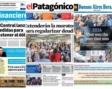 Tapas de diarios del viernes 30 de diciembre de 2016