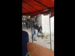 Violenta pelea entre remiseros en la terminal de Jujuy