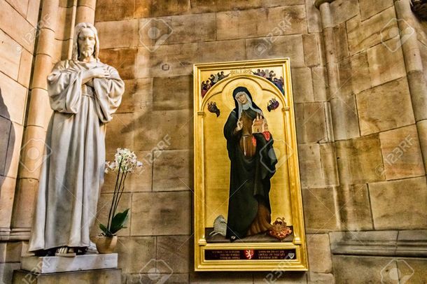 Santa Inés de Bohemia.