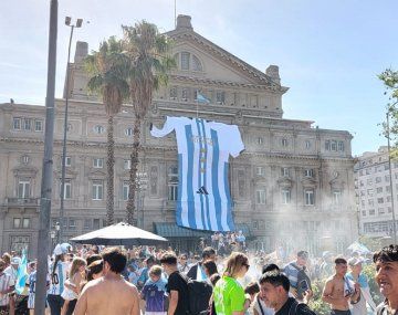 Argentina campeón: minutouno en el Obelisco con todo el color de los festejos