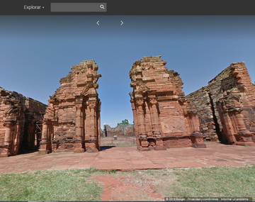 Pueden visitarse las ruinas de San Ignacio en Street View