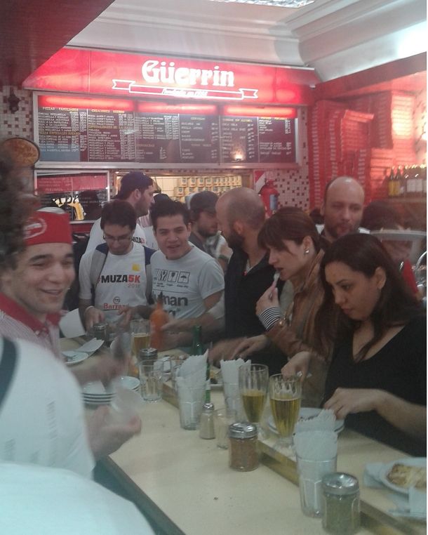 #Muza5K La mejor pizza de Buenos Aires está en Guerrín y Pin Pun