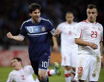 Mirá los tres goles de Messi en el último partido ante Suiza